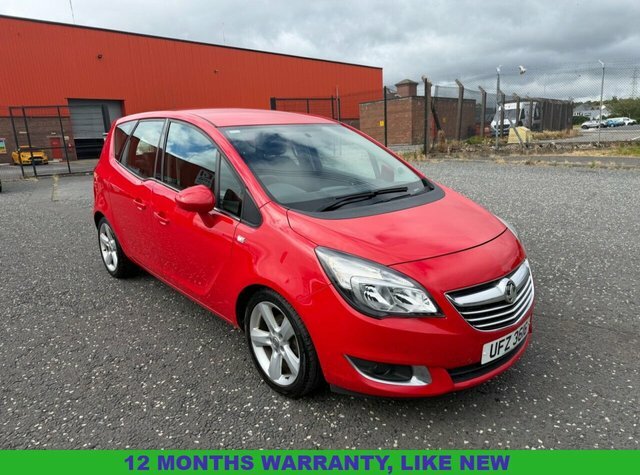 Vauxhall Meriva 1.4I Tech Line Mpv Euro 6 100 P Red