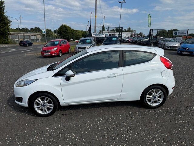 Ford Fiesta 1.25 Zetec Hatchback Euro 6 82 White #4