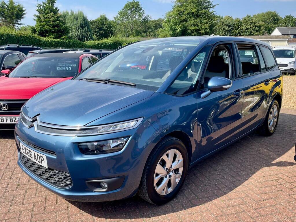 Citroen Grand C4 Picasso 1.6 Bluehdi Vtr Euro 6 Ss 201666 EX66AOP Blue #3
