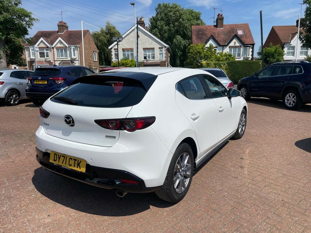 Mazda 3 2.0 E-skyactiv-g Mhev Se-l Lux Euro 6 Ss 2 DY71CTK White #6