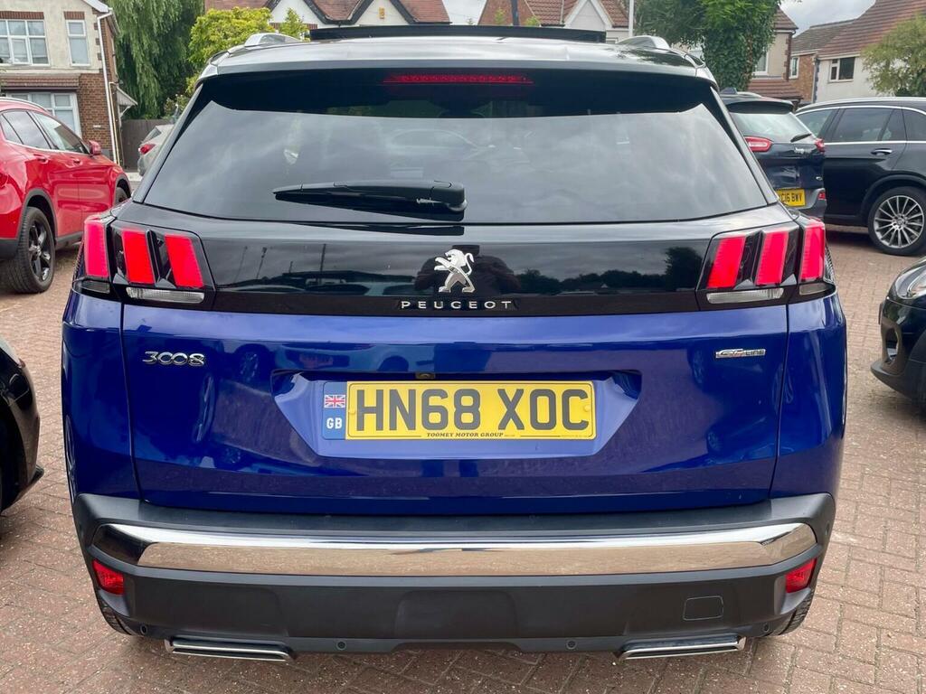 Peugeot 3008 1.2 Puretech Gt Line Euro 6 Ss 201868 HN68XOC Blue #5