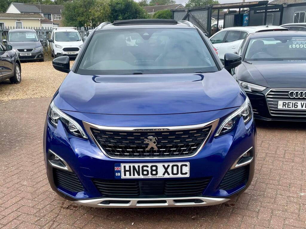 Peugeot 3008 1.2 Puretech Gt Line Euro 6 Ss 201868 HN68XOC Blue #2