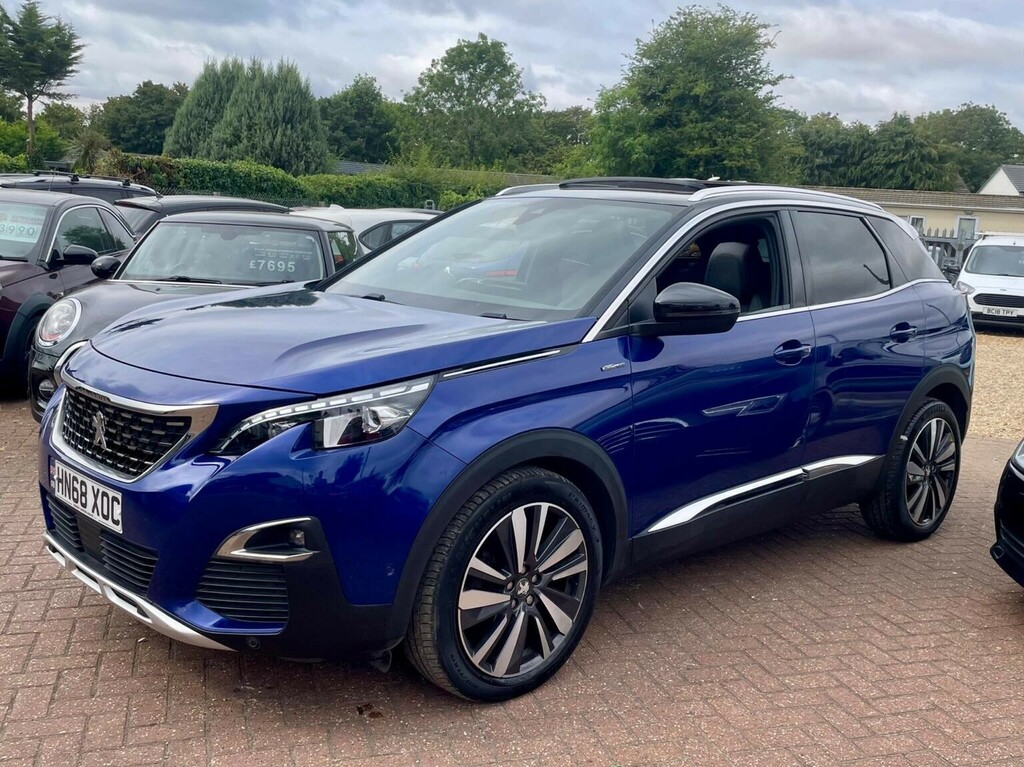 Peugeot 3008 1.2 Puretech Gt Line Euro 6 Ss 201868 HN68XOC Blue #3