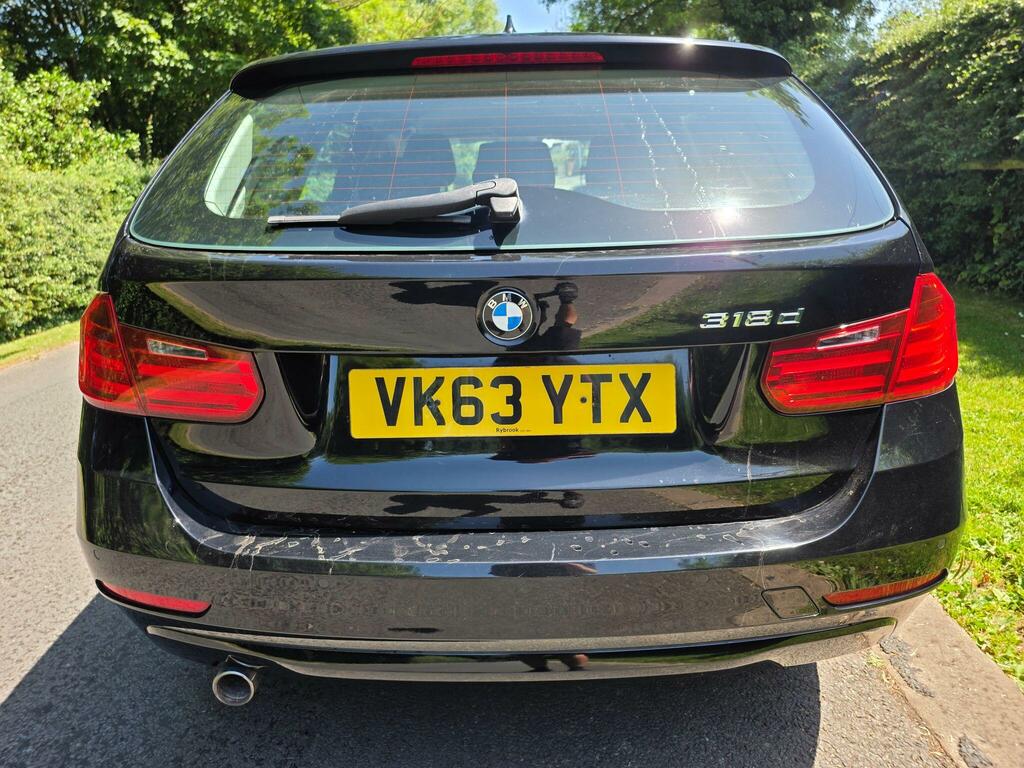 BMW 3 Series 2.0 318D Se Touring Euro 5 Ss VK63YTX Black #6