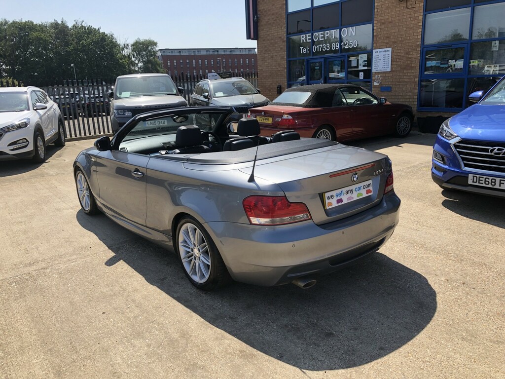 BMW 1 Series Convertible 2.0 118D M Sport 2010 Grey #3