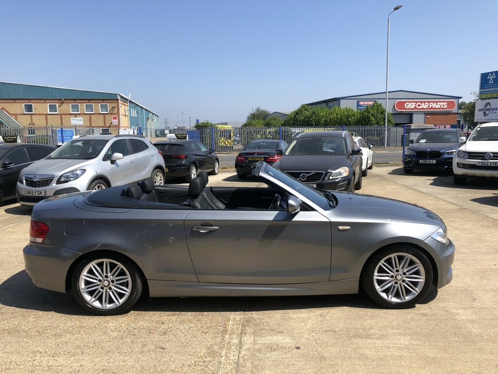 BMW 1 Series Convertible 2.0 118D M Sport 2010 Grey #4