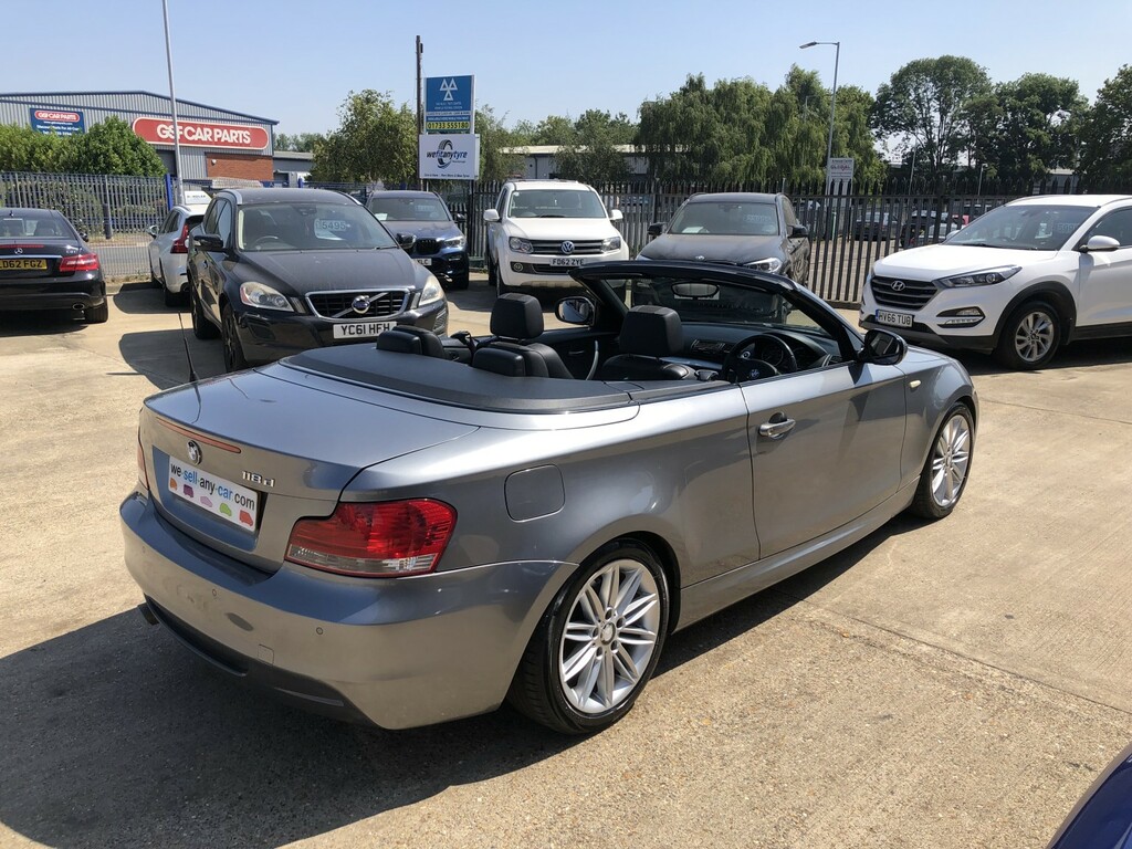 BMW 1 Series Convertible 2.0 118D M Sport 2010 Grey #6