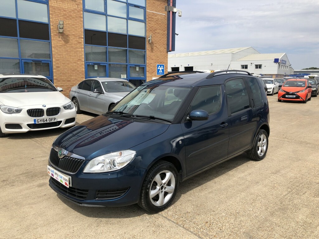 Skoda Roomster Mpv 1.6 Tdi Se Plus 2013 Blue #4