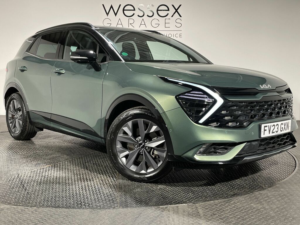 Kia Sportage 1.6T Gdi Hev Gt-line S Green