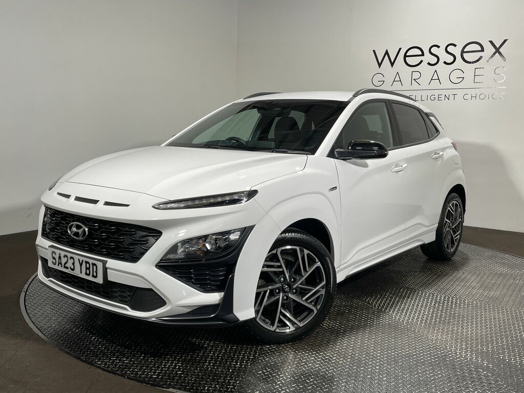 Hyundai Kona N Line T-gdi Mhev White #4