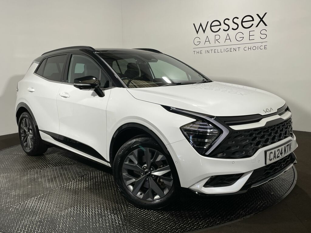 Kia Sportage 1.6T Gdi Hev Gt-line S Awd White