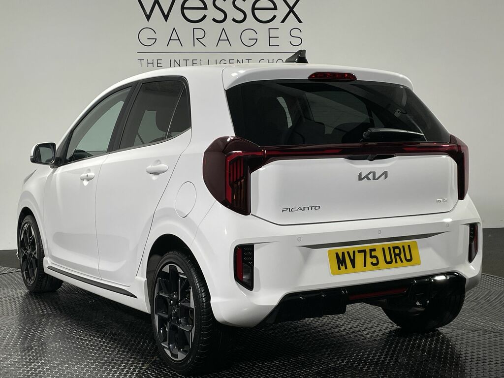 Kia Picanto 1.0 Gt-line S White #5