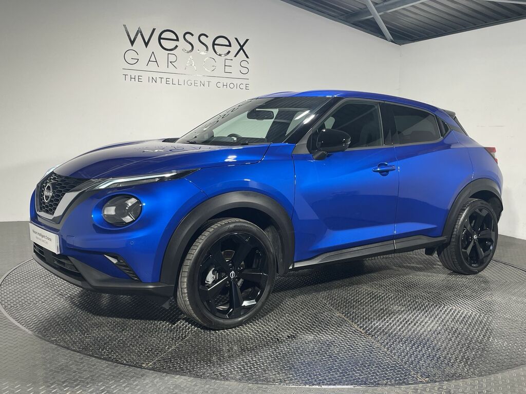 Nissan Juke 1.0 Dig-t Tekna OV75GOJ Blue #4