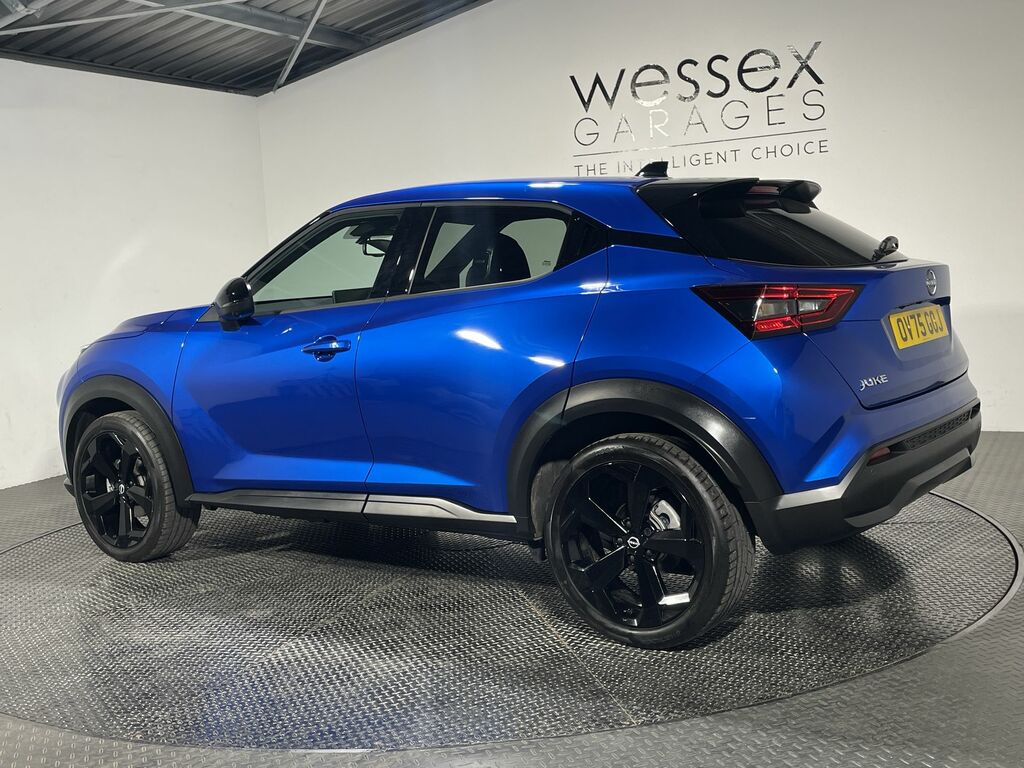 Nissan Juke 1.0 Dig-t Tekna OV75GOJ Blue #3