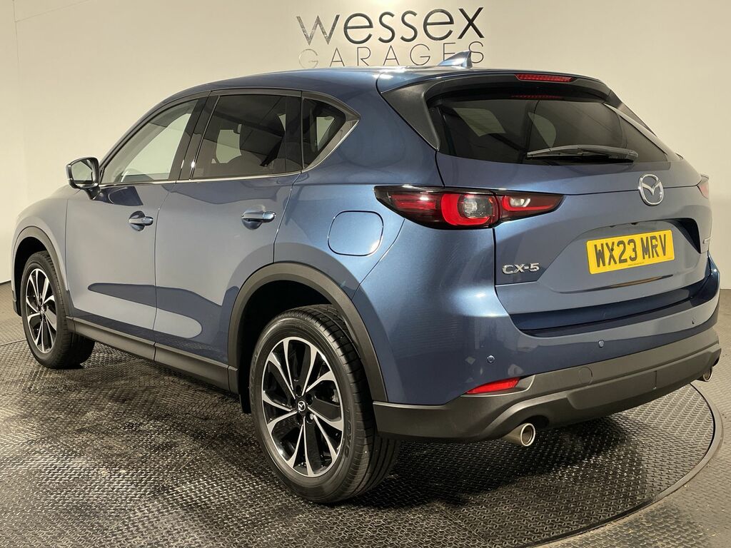 Mazda CX-5 2.0 E-skyactiv G Mhev Exclusive-line Blue #4