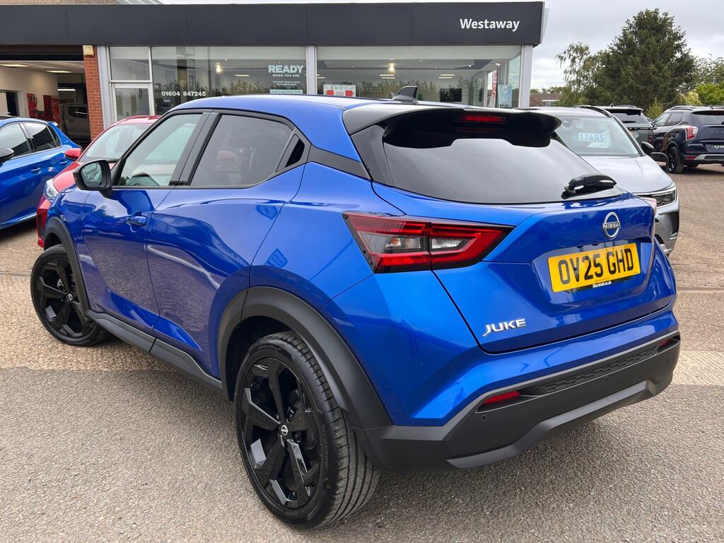 Nissan Juke 1.0 Dig-t Tekna Blue #4