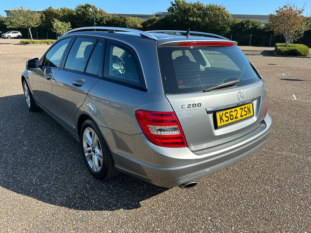 Mercedes-Benz C Class 2.1 C200 Cdi Blueefficiency Executive Se Estate KS62ZSN Silver #2