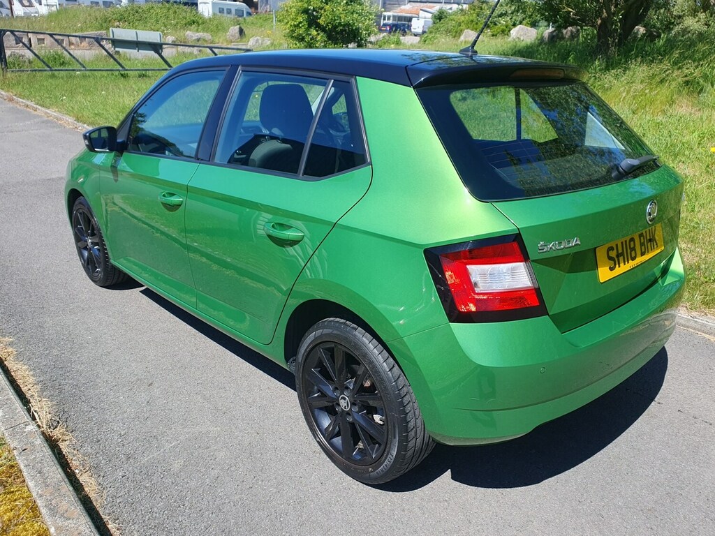 Skoda Fabia 1.0 Tsi Colour Edition SH18BHK Green #4
