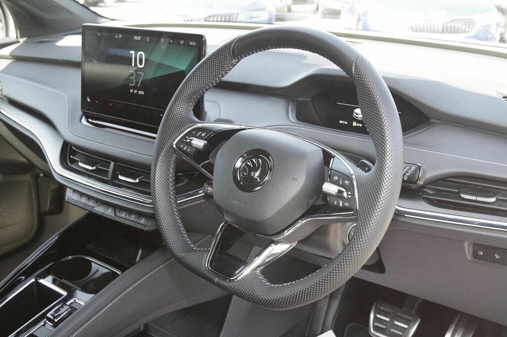 Skoda ENYAQ 80X Sportline 82 Kwh 265 Ps Single Speed 4X4 White #6