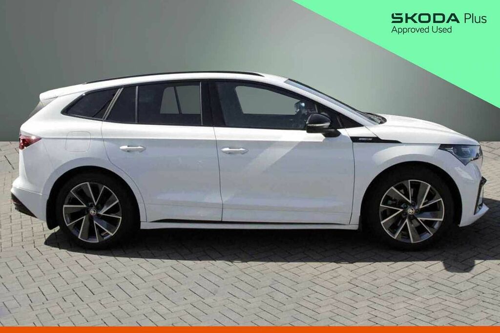 Skoda ENYAQ 80X Sportline 82 Kwh 265 Ps Single Speed 4X4 White #4