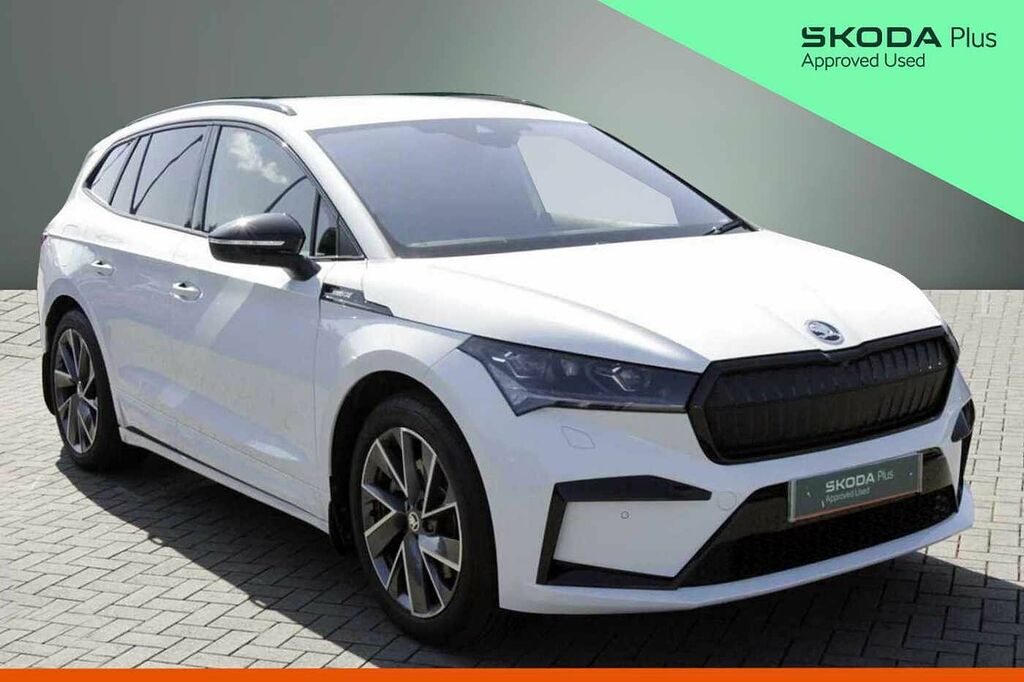 Skoda ENYAQ 80X Sportline 82 Kwh 265 Ps Single Speed 4X4 White