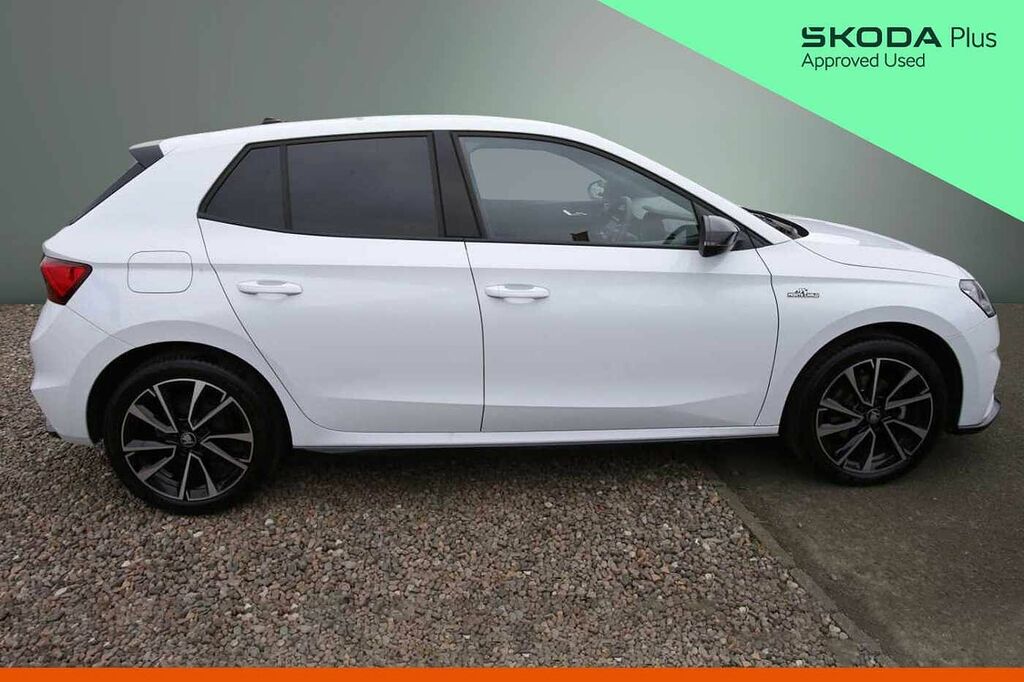 Skoda Fabia 1.0 Tsi 116 Monte Carlo Edition KS25EKJ White #4