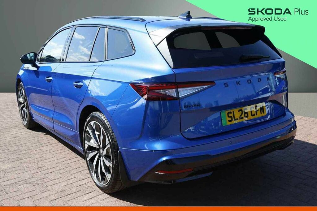 Skoda ENYAQ Sportline 85X 82 Kwh 286 Ps Single Speed 4X4 SL26CFM Blue #3