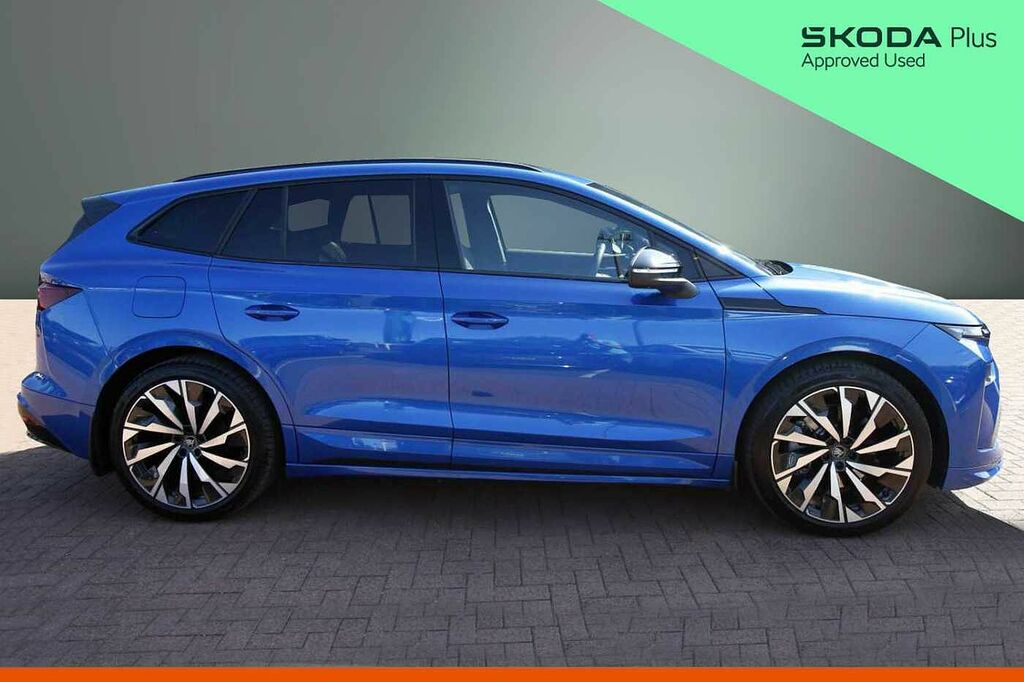 Skoda ENYAQ Sportline 85X 82 Kwh 286 Ps Single Speed 4X4 SL26CFM Blue #4