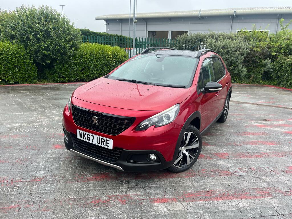 Peugeot 2008 1.6 Bluehdi Gt Line Suv Euro 6 WK67URE Red #3