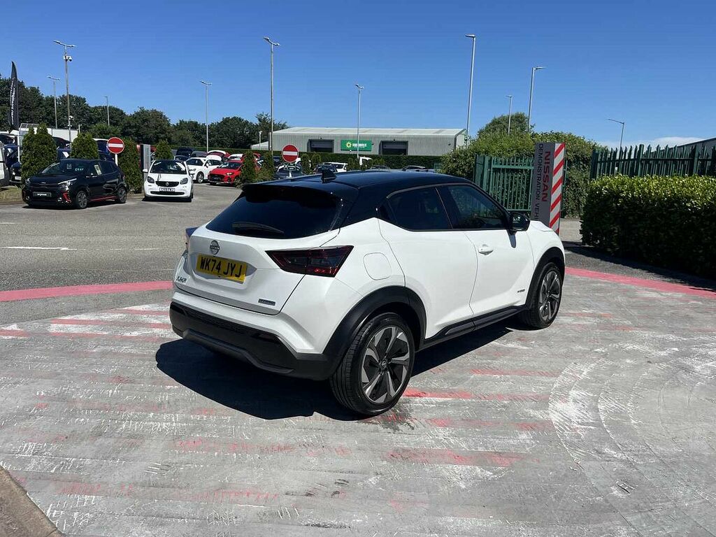Nissan Juke 1.6 Tekna Suv Hybrid Euro 6 143 White #6