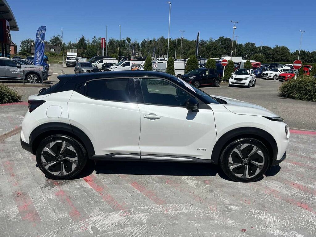 Nissan Juke 1.6 Tekna Suv Hybrid Euro 6 143 White #4