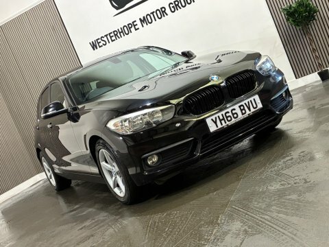 BMW 1 Series 1.5 116D Ed YH66BVU Black #6