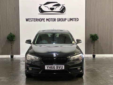 BMW 1 Series 1.5 116D Ed YH66BVU Black #5