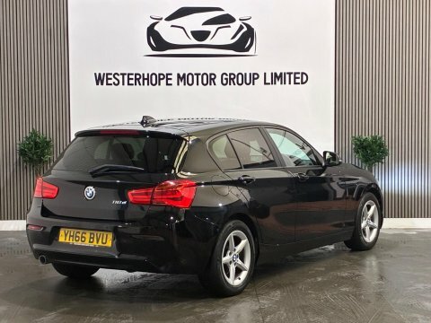 BMW 1 Series 1.5 116D Ed YH66BVU Black #4