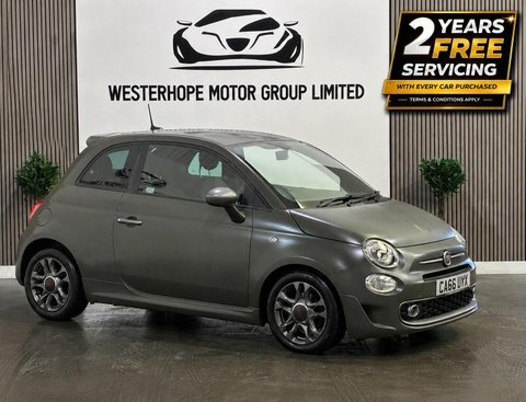 Fiat 500 0.9 Twinair S CA66UYX Green