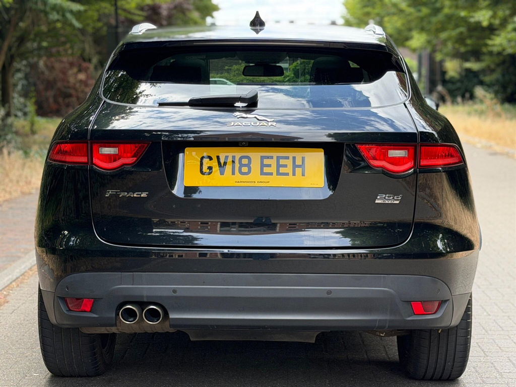Jaguar F-Pace 2018 2.0 D180 Portfolio Awd Euro 6 Ss Black #5