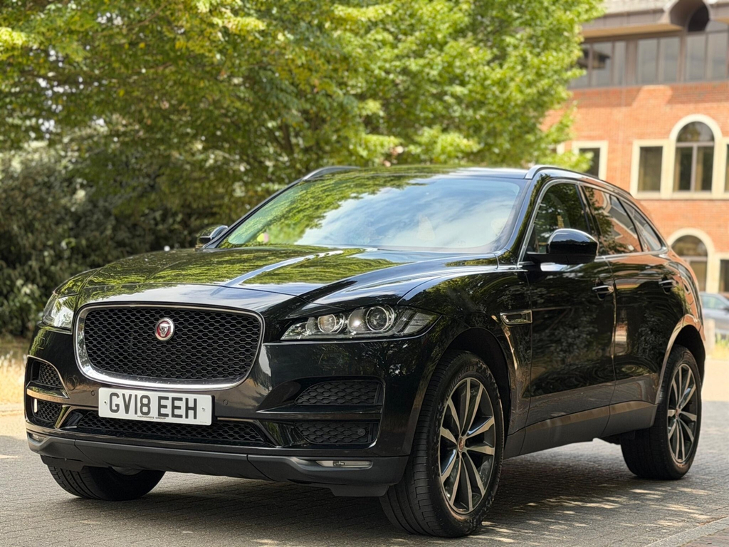 Jaguar F-Pace 2018 2.0 D180 Portfolio Awd Euro 6 Ss Black #4
