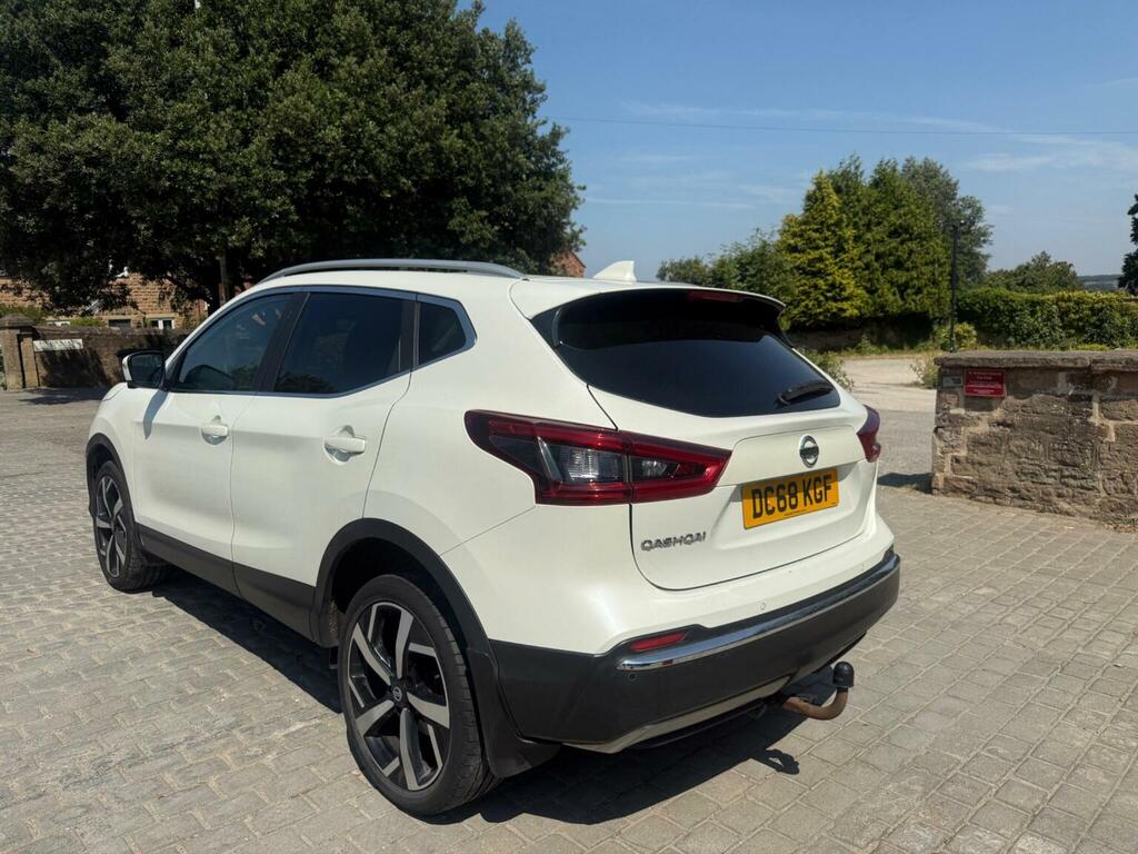 Nissan Qashqai 1.5 Dci Tekna Euro 6 Ss DC68KGF White #5
