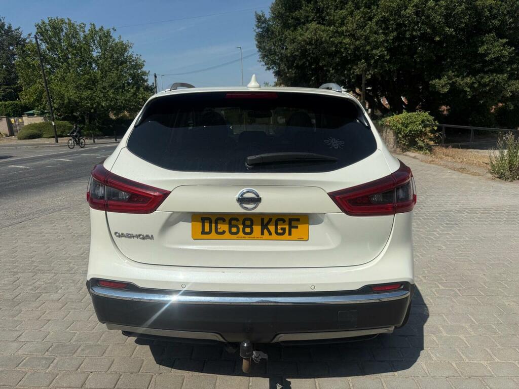 Nissan Qashqai 1.5 Dci Tekna Euro 6 Ss DC68KGF White #6