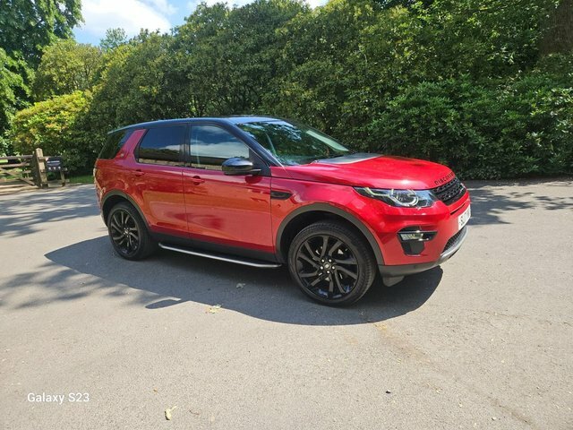 Land Rover Discovery Sport 2.0 Td4 Hse Black Suv 4Wd Euro 6 SL17YMA Red #5