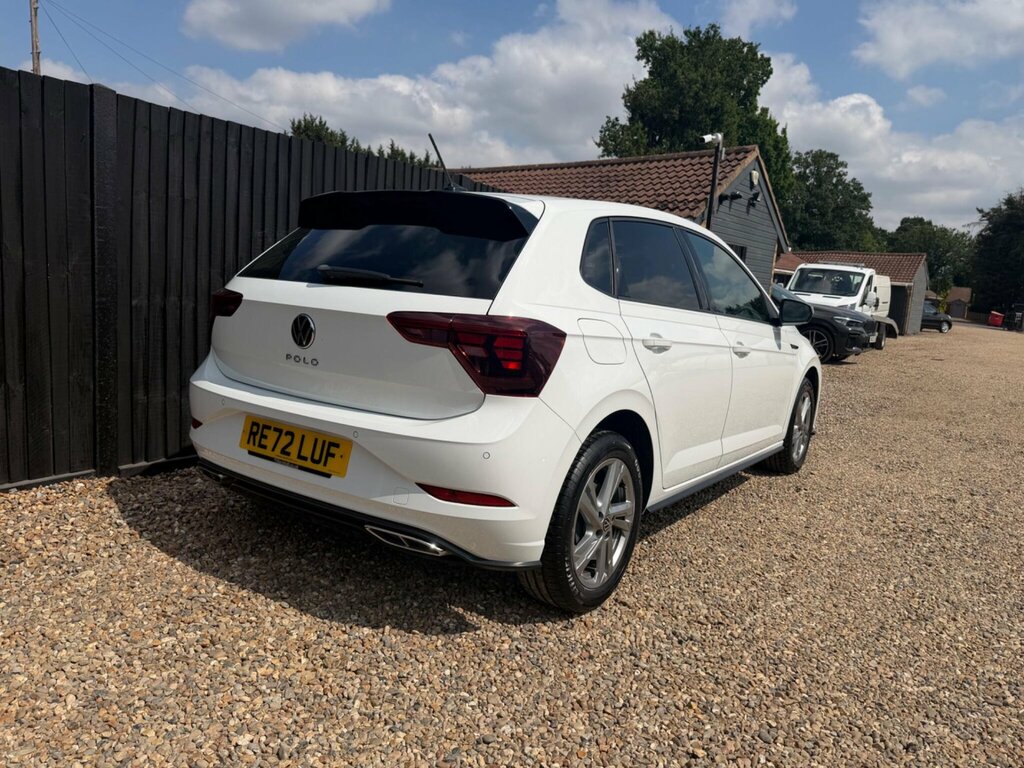 Volkswagen Polo 1.0 Tsi R-line Dsg Euro 6 Ss RE72LUF White #4