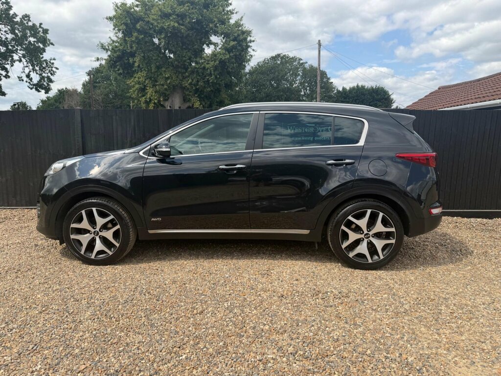 Kia Sportage 1.6 T-gdi Gt-line Awd Euro 6 Black #3