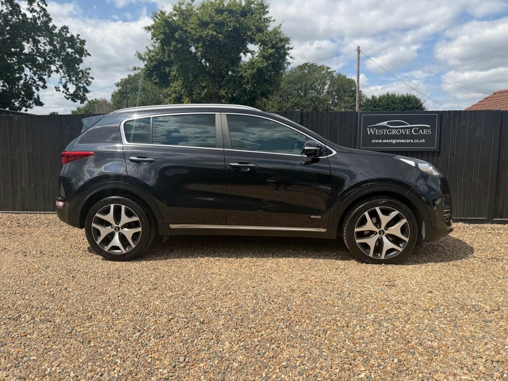 Kia Sportage 1.6 T-gdi Gt-line Awd Euro 6 Black #2