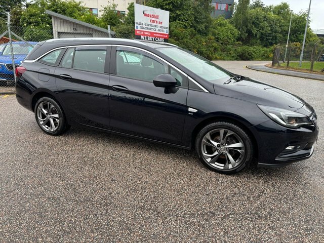Vauxhall Astra 1.4I Turbo Sri Sports Tourer Eur SG69CJJ Blue #6
