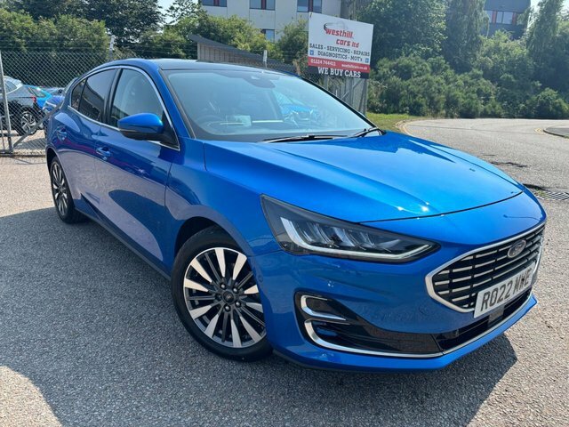 Ford Focus 1.5 Ecoblue Titanium Vignale Hatchback Blue
