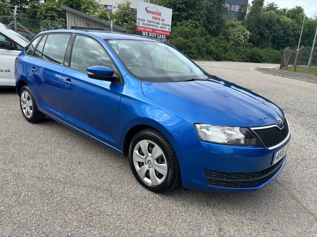 Skoda Rapid Spaceback 1.2 Tsi S Hatchback Euro 6 S S Blue #5