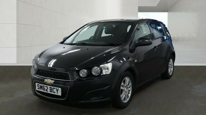 Chevrolet Aveo Lt Black #2