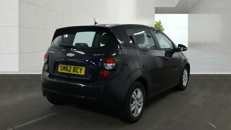 Chevrolet Aveo Lt Black #4