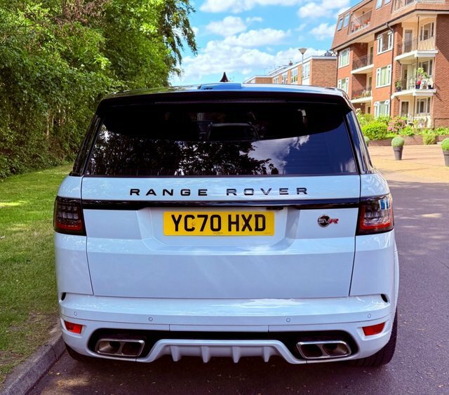Land Rover Range Rover Sport Svr 5.0 P575 V8 White #4