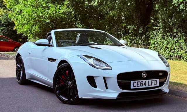 Jaguar F-Type 5.0 V8 S Convertible White #2
